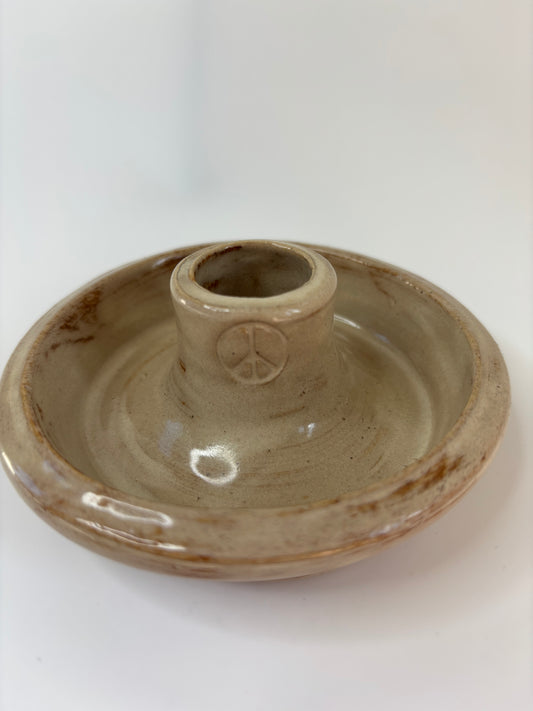 Ljusstake Beige